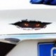 3D Monster Leopard Peeking vicces autó  hátsó csomagtartó ablak Vinyl matrica