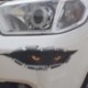 3D Monster Leopard Peeking vicces autó  hátsó csomagtartó ablak Vinyl matrica