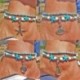 Boho karkötő karkötő szál teknős gyöngy csillag kristály gyöngyök lánc karkötő