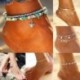 Hot Boho türkiz gyöngyök tengeri teknős lábszár szandál csillag tengeri karkötő