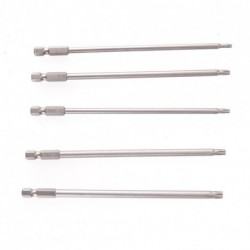 5db 150mm 1/4 inch 6.35mm Hex Mágneses Torx Fej Csavarhúzó Fúró Bit Set T10-T30 Szerszám