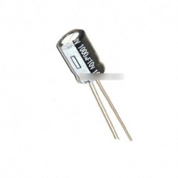 20db 1000uF 10V 105° C-os radiális elektrolit kondenzátor 8x12mm