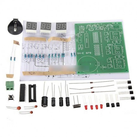 AT89C2051 digiis 4/6 bit elektronikus óra elektronikus termelési Suite szett
