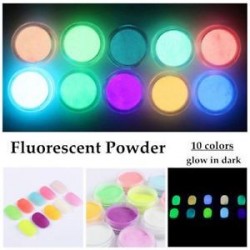 1 adag Sötétben világító - Foszforeszkáló pigment por körömhöz - műkörömhöz
