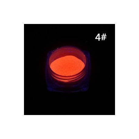 1 adag Sötétben világító - Foszforeszkáló pigment por körömhöz - műkörömhöz - 4-es verzió