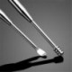 2 *. Rozsdamentes acél füles viasz pálca eltávolító Curette tisztító fül Pick Tool Új