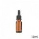 * 2 5ml. Amber Glass Liquid Reagent Pipettázza az üveg szemcseppentő aromaterápiát 5ml-100ml