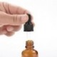 * 2 10ml. Amber Glass Liquid Reagent Pipettázza az üveg szemcseppentő aromaterápiát 5ml-100ml