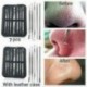 * 8 9Pcs / Set. Ívelt feketefejű akne csipeszes csipesz Pimple pattanás eltávolító készlet