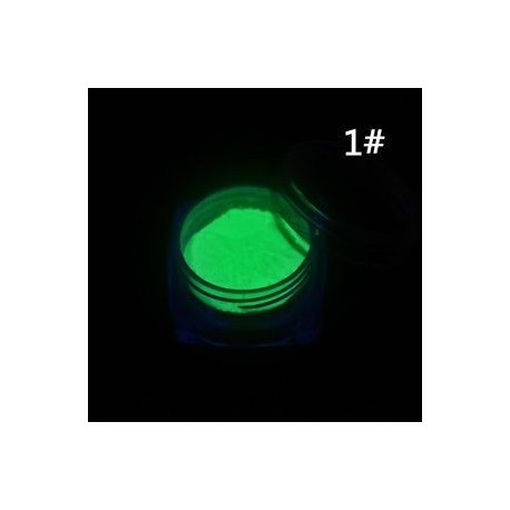 1 adag Sötétben világító - Foszforeszkáló pigment por körömhöz - műkörömhöz - B verzió