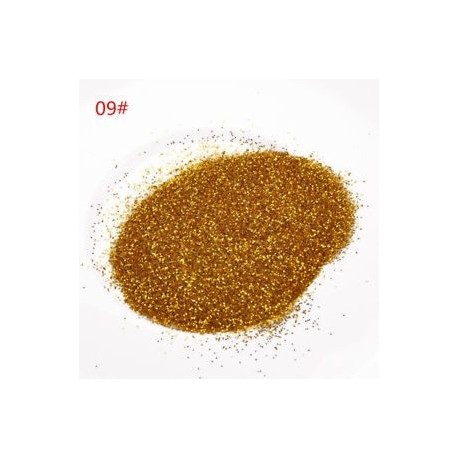Arany színű - 25g Színes csillámpor körömhöz - műkörömhöz - 8-as verzió