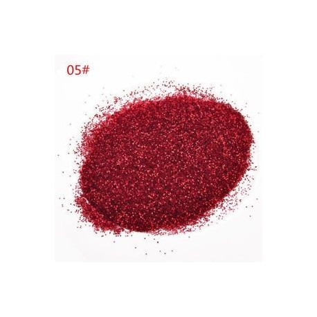 Piros - 25g Színes csillámpor körömhöz - műkörömhöz - 5-ös verzió