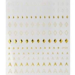 Körömdíszítő matrica - unisex - Többféle mintával - DP329 verzió