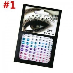 Szexi ideiglenes tetoválás arc drágakövek ékszerek strasszos fél test csillogó matricák