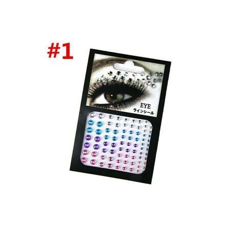 Szexi ideiglenes tetoválás arc drágakövek ékszerek strasszos fél test csillogó matricák