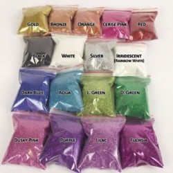25g Színes csillámpor körömhöz - műkörömhöz - A verzió
