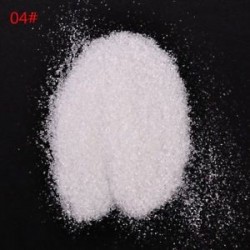 Fehér - 25g Színes csillámpor körömhöz - műkörömhöz - 4-es verzió