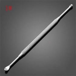 1 *. Rozsdamentes acél fülpick curette viaszpálca Earpick eltávolítása Hasznos tisztító eszköz
