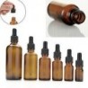 5-100ml üveg borostyánsárga folyékony reagens Pipettázzunk üvegcsepp csepp aromaterápiát