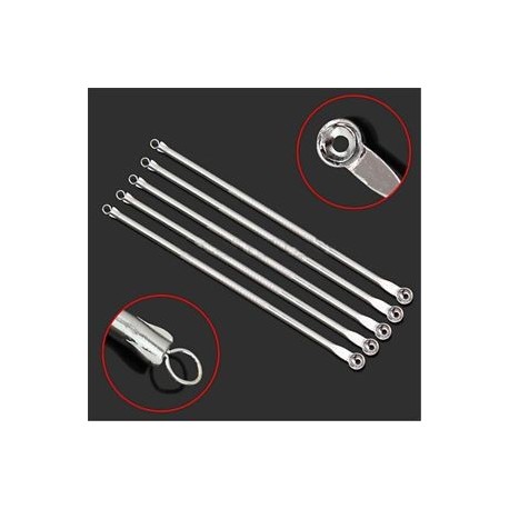 * 1 5Pcs / Set. 9PC ívelt feketefejű pattanások csipesszel csíptetõ csipesz