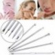 * 2 5Pcs / Set. 9PC ívelt feketefejű pattanások csipesszel csíptetõ csipesz