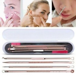 * 4 4Pcs / Set. 9PC ívelt feketefejű pattanások csipesszel csíptetõ csipesz