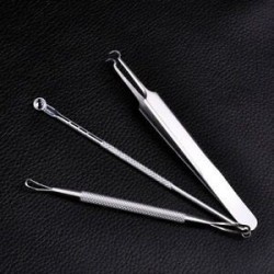* 5 3Pcs / Set. 9PC ívelt feketefejű pattanások csipesszel csíptetõ csipesz
