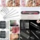 * 5 3Pcs / Set. 9PC ívelt feketefejű pattanások csipesszel csíptetõ csipesz