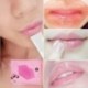 1 db. 5pcs rózsaszín kristályos kollagén ajakmaszk patch Anti Aging Wrinkle hidratáló Új