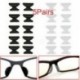 fehér. 5 pár pár szilikon csúszásgátló ragasztó az orrpadra a szemüveg napszemüveg szemüvegéhez