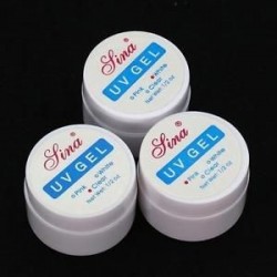 Fehér - 15ml Körömépítő zselé - UV zselé körömhöz - műkörömhöz