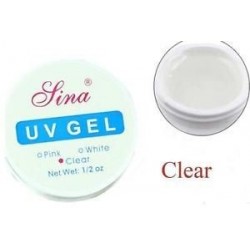 Áttetsző - 15ml Körömépítő zselé - UV zselé körömhöz - műkörömhöz