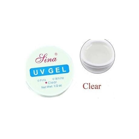 Áttetsző - 15ml Körömépítő zselé - UV zselé körömhöz - műkörömhöz