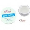 Áttetsző - 15ml Körömépítő zselé - UV zselé körömhöz - műkörömhöz
