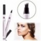 HOT Microblading Tattoo szemöldök ceruza vízálló villát tip Ink vázlat toll 4 fej