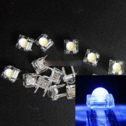50db 5mm F5 Piranha LED kék kerek fej Super Bright VC szép fénykibocsátó dióda
