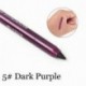 Sötét lila. 2PCS hosszúszőrű szemhéjfesték ceruza pigment vízálló szemceruza smink kozmetikai