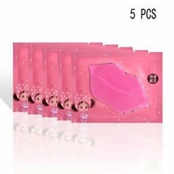5 PCS. 5db szexi kollagén kristály ajkakápoló maszk Anti öregedés membrán nedvesség új