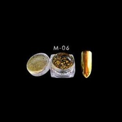 Tükörfényes kaméleon pigment por körömhöz - műkörömhöz - M-06 típus