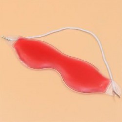 Piros. Gel Eye Mask megnyugtató fáradt szemek Fejfájás Pad Eye Cold Warm Hot Ice Cool Fashion