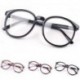 Divat Unisex világos lencse szemüveg keret Retro kerek férfi nők Nerd szemüveg