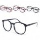 Divat Unisex világos lencse szemüveg keret Retro kerek férfi nők Nerd szemüveg