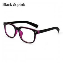 Black &amp  Pink. Pro Anti Blue Ray számítógép védőszemüveg kék fény blokkoló szemüveg UV szemüveg