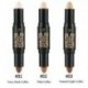 2 in1 Kettős végű kontúr Stick 3D Face Eye Foundation kontúr kiemelő
