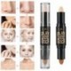 2 in1 Kettős végű kontúr Stick 3D Face Eye Foundation kontúr kiemelő