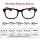 Anti-Blue Ray számítógépes szemüvegek Kék fény blokkoló szemüveg UV Unisex szemüvegek