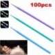 100PCS eldobható szempilla hosszabbító Micro Brush applikátorok Mascara Wands Tools