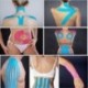 Meztelen. 1db 5m Kinesiology Tape Athletic Muscle Support Sport Physio terápiás szalag
