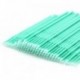 Zöld. 100 db eldobható tampon applikátor Micro Brush szempillák hosszabbító szempillaspirál szerszámok