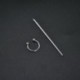 * 3 Tongue Ring Hoop Kit. Pro Eldobható Piercing Kit steril tű fül orr mellbimbó nyelv test gyűrű eszköz